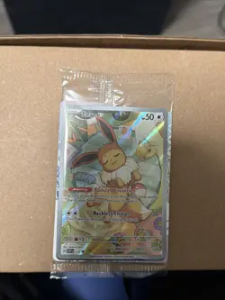 Pokemon TCG Eevee 173 Full Art Black Star Promo Prismatic Evolutions SEALED - Image 1