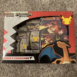 Pokemon TCG Celebrations Collection Lance's Charizard V Box Factory Sealed 820650101625 - Image 1