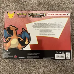 Pokemon TCG Celebrations Collection Lance's Charizard V Box Factory Sealed 820650101625 - Image 2