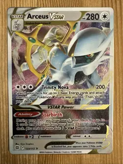 Arceus VStar 123/172 - Brilliant Stars Metal UPC Promo Ultra Rare Pokemon TCG NM - Image 1