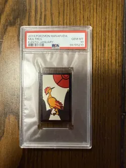 2013 POKEMON HANAFUDA KANTO JANUARY MOLTRES PSA 10 - Image 3