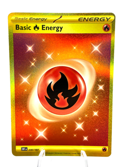 Basic Fire Energy 230/197 - Obsidian Flames - Hyper Rare - Pokemon - NM - Image 1