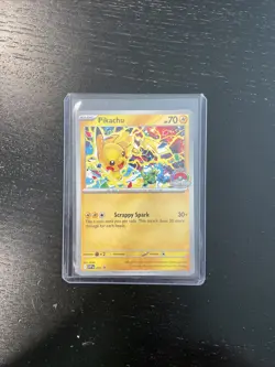 Pokemon Pikachu SVP 225 Black Star Promo Stamp World Championships 2025 - Image 1