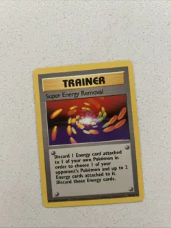 Pokemon TCG Base Set Trainer Super Energy Removal #79/102 WOTC Rare - Image 1