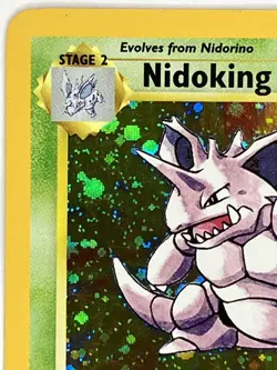 Nidoking LP 11/130 Base Set 2 Pokemon TCG Holo - Image 3