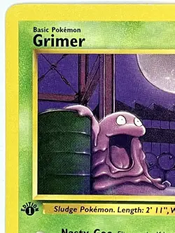 Grimer 48/62 1st Edition Fossil Pokemon TCG Regular Common HP - Image 4