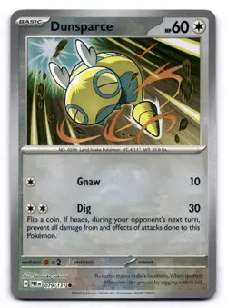 Dunsparce NM Master Ball 079/131 Sv: Prismatic Evolutions Pokemon TCG Holo - Image 1