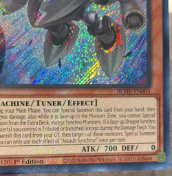 Yugioh - Assault Synchron - BLMR-EN003 - Secret Rare - 1st Edition - Foil Bleed - Image 3