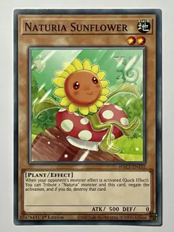 Naturia Sunflower HAC1-EN102 (NM) 1st Edition Hidden Arsenal: Chapter 1 YuGiOh - Image 1