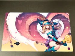 WVICM Table Playmat Dark Magician Girl TCG CCG Trading Card Game Mat Mouse Pad - Image 1