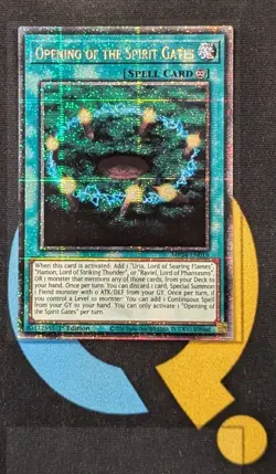 MP24-EN019 Opening of the Spirit Gates Quarter Century Secret Rare 1st Ed YuGiOh - Image 1