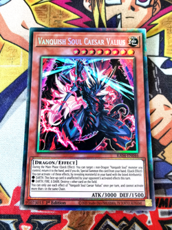 Vanquish Soul Caesar Valius ra04-en046 (NEW) Collectors Rare Yu-Gi-Oh - Image 1