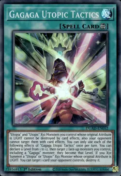 Gagaga Utopic Tactics - Super Rare 1st Edition DUAD-EN052 - NM - YuGiOh - Image 1