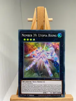 Number 39: Utopia Rising - Super Rare 1st Edition MAZE-EN021 - NM - YuGiOh - Image 1