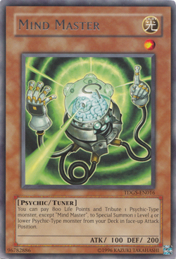 Yugioh Mind Master TDGS-EN016 Rare Unl Ed VLP - Image 1