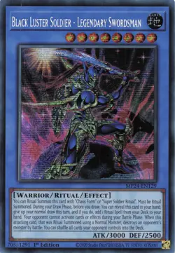 Yugioh MP24-EN129 - Black Luster Soldier - Legendary Swordsman - Secret Rare - Image 1