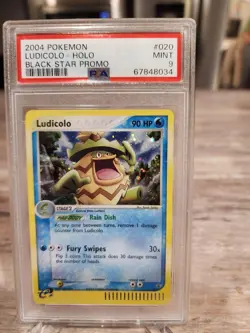 PSA 9 Pokemon Ludicolo #020 Black Star Promo Card Nintendo Holo - Image 1