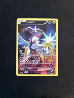 Pokemon TCG Arceus Full Art Holo Black Star Promo Card XY116 - Image 1