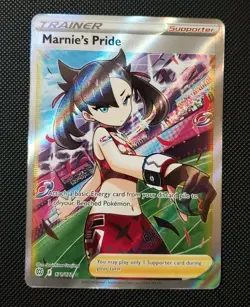 Marnie's Pride Full Art Holo Ultra Rare Card 171/172 2022 Brilliant Stars - Image 1