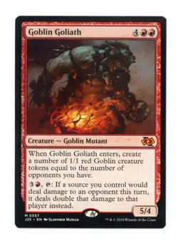 Goblin Goliath M 557 Regular Foundations Jumpstart MTG Card NM - Image 1