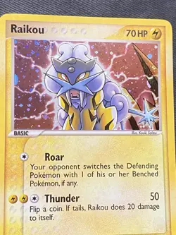 Pokemon Card Raikou POP Series 2 Holo Rare 3/17 115 💎NM💎 - Image 2