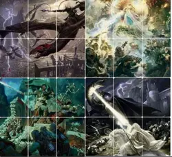 MTG Tales of Middle-Earth LOTR Complete Scene Art Card Set 24 Lord Of The Rings - Image 3