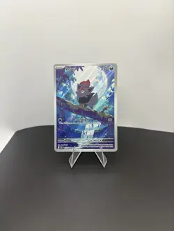 Pokemon Zorua 142/086 White Flare Illustration Rare Pokemon TCG Card NM 2025 - Image 1
