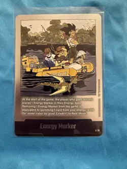 Energy Marker E-79 Silver Manga Booster 02 Dragon Ball Card Fusion World English - Image 1
