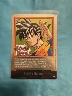 Energy Marker E-83 Silver Manga Booster 02 Dragon Ball Card English NM - Image 1