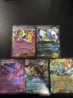 Bundle of 5 Pokeon Ex Cards Pokemon TCG Cards Near Mint Condition - Image 1