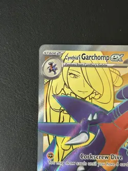 Cynthia's Garchomp ex 215/182 Destined Rivals Pokemon Card - NM - Image 2