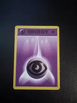 1999 Pokemon TCG Psychic Energy 101/102 Base Set 1st Edition Shadowless Card - Image 1