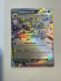 Pokemon TCG Umbreon EX 060/131 Double Rare Holo Card Prismatic Evolutions NM/LP - Image 1