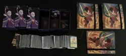 Disney Lorcana Fabled Lot Of Cards And Binders - Image 1