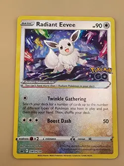 Radiant Eevee SWSH230 SWSH: Sword & Shield Promo Cards Holo Near Mint (NM) - Image 2