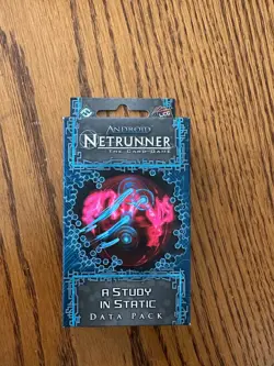 FFG Android Netrunner LCG Data Pack - Unopened - A Study in Static - Image 1