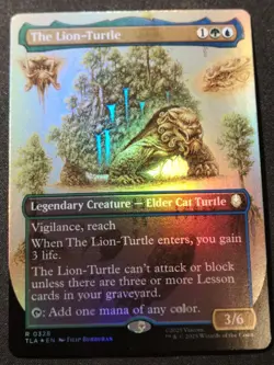 The Lion-Turtle - Foil - Borderless - TLA - MTG - EN - NM - 0328 - Image 1