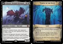MTG Aclazotz, Deepest Betrayal // Temple of the Dead, NM-Mint, English The Lost - Image 1