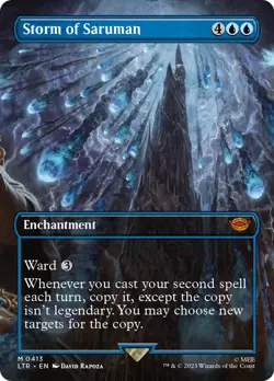 Storm of Saruman (Borderless Alternate Art) [The Lord of the Rings: Tales of - Image 1
