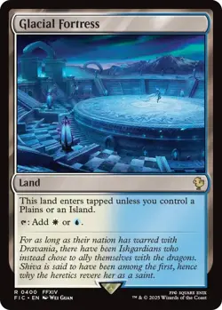 MTG Final Fantasy Commander - Glacial Fortress - Image 1