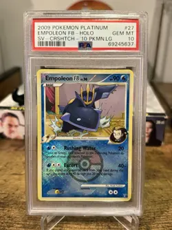 PSA 10 2009 POKEMON PLATINUM SUPREME VICTORS #27 EMPOLEON FB-HOLO - Image 1