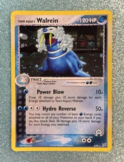 TEAM AQUA’S WALREIN - Reverse Holo, NM, 6/95? (Pokemon TCG, 2004) - Image 1