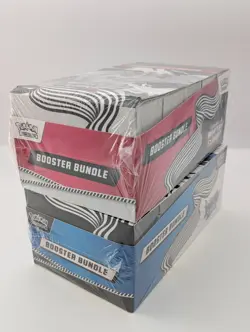 Pokemon SV10.5 Black Bolt White Flare Sealed LOT 2 Booster Bundle Display Case - Image 3