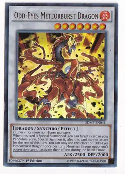 Yugioh! 1x Odd-Eyes Meteorburst Dragon - SDMP-EN041 - Ultra Rare - 1st Edition - Image 1