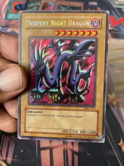 YUGIOH - SERPENT NIGHT DRAGON - SECRET RARE - MRL - UNLIMITED - HP - Image 1
