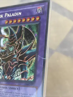 Dark Paladin DMG-001 YuGiOh Secret Rare 2002 Limited Edition Promo LP Crease - Image 3