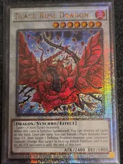 Yugioh Black Rose Dragon TN23-EN014 Limited Quarter Century Secret Rare - Image 1
