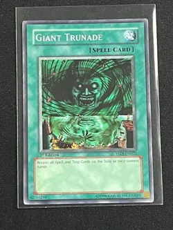Giant Trunade 1st Edition YSDJ-EN022 YuGiOh Starter Deck - Jaden Yuki - Image 1