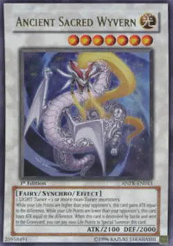 Lightly Played Ancient Sacred Wyvern - ANPR-EN043 - Ultra Rare - Unlimited Editi - Image 1