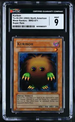 2002 Yu-Gi-Oh! Kuriboh MRD-071 Unlimited CGC 9 Mint-Super Rare - Image 1